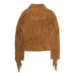 Leather Jackets^Frye Oxblood Fringed Jacket