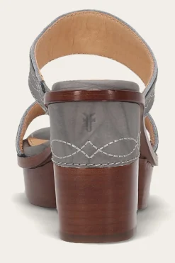 Sandals^Frye Pipa Woodstock 2 Band Platform Sandal