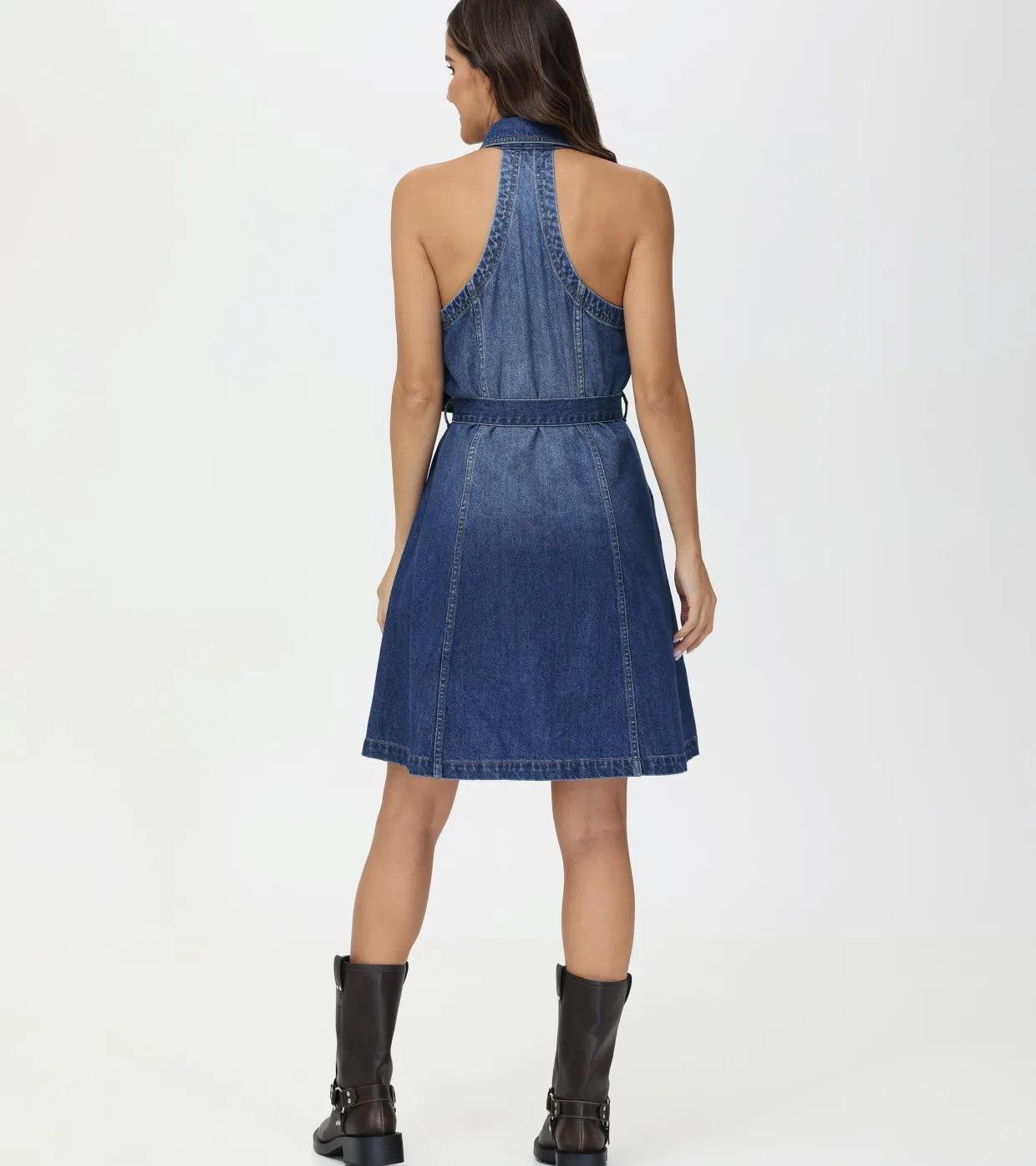 Dresses^Frye Racerback Denim Dress Amari Wash