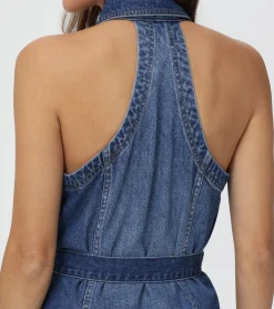 Dresses^Frye Racerback Denim Dress Amari Wash