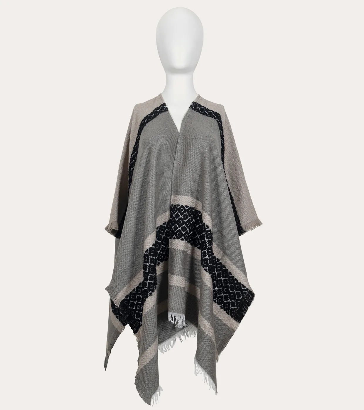 Cold Weather^Frye RUANA GREY