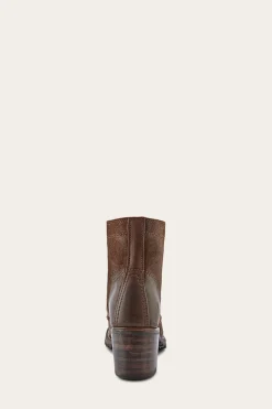 Booties^Frye Sabrina 6G Lace Up