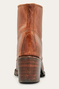 Booties^Frye Sabrina 6G Lace Up
