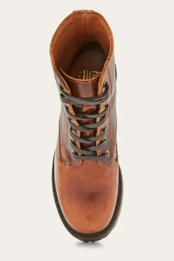 Booties^Frye Sabrina 6G Lace Up