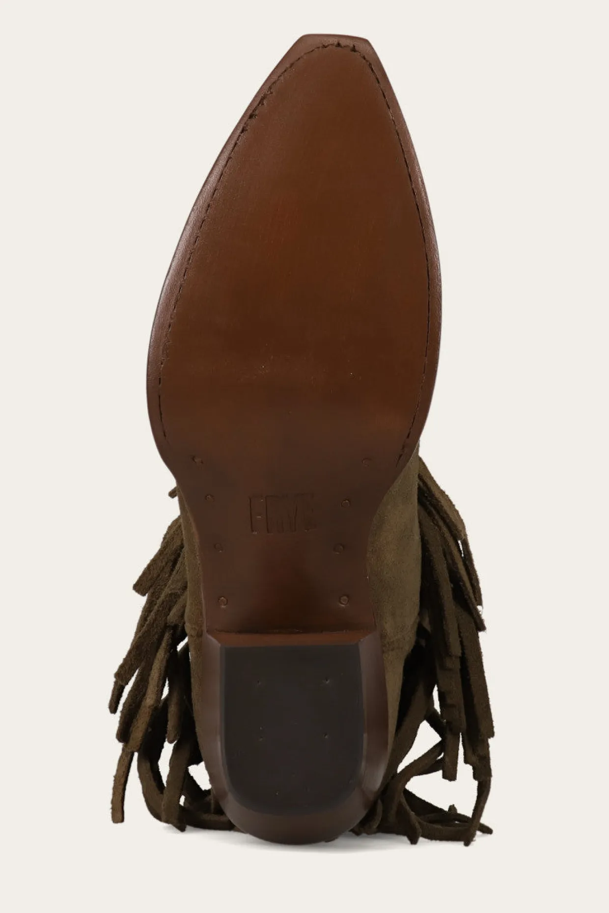 Booties^Frye Sacha Short Fringe Bootie