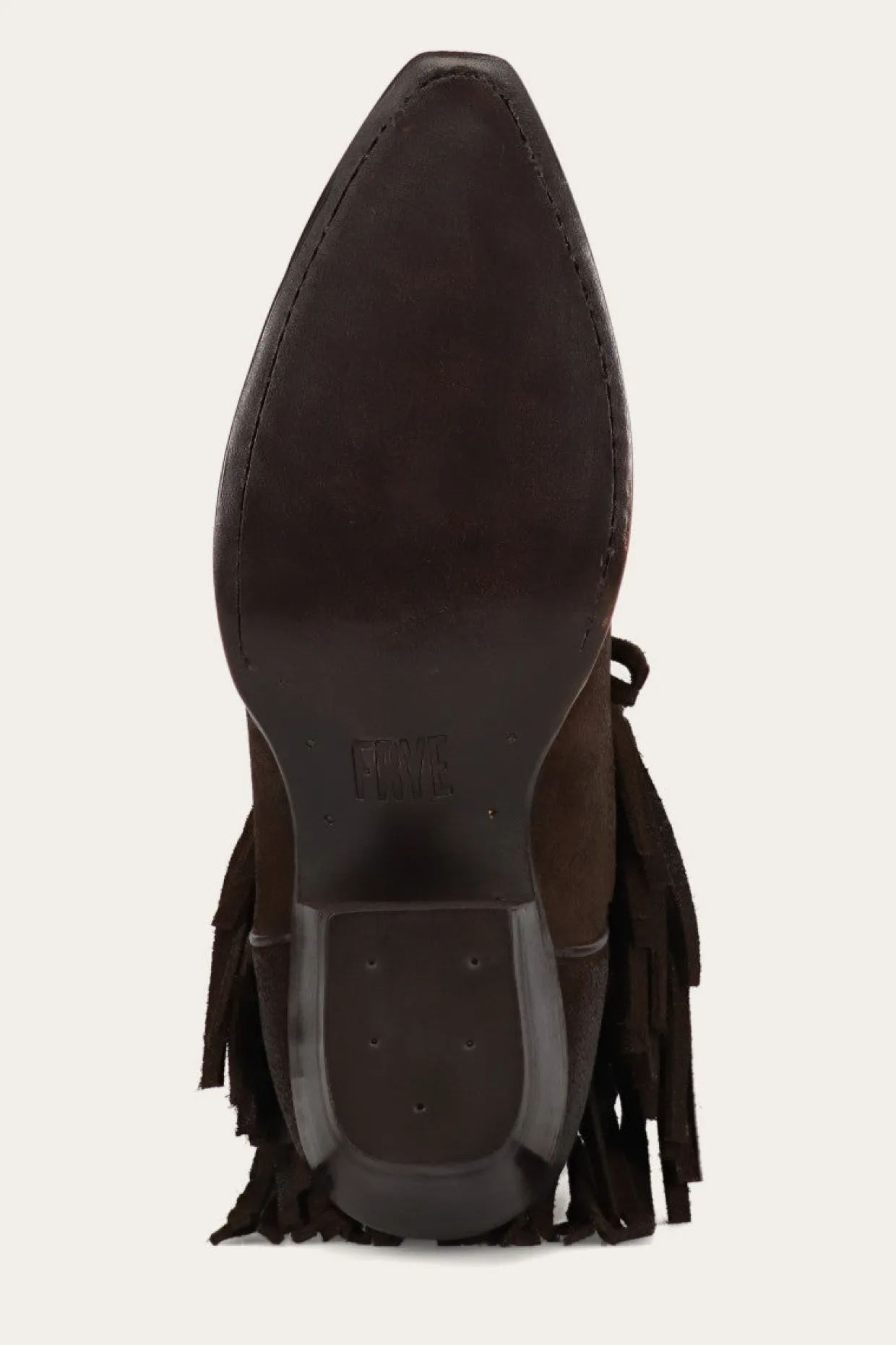 Booties^Frye Sacha Short Fringe Bootie