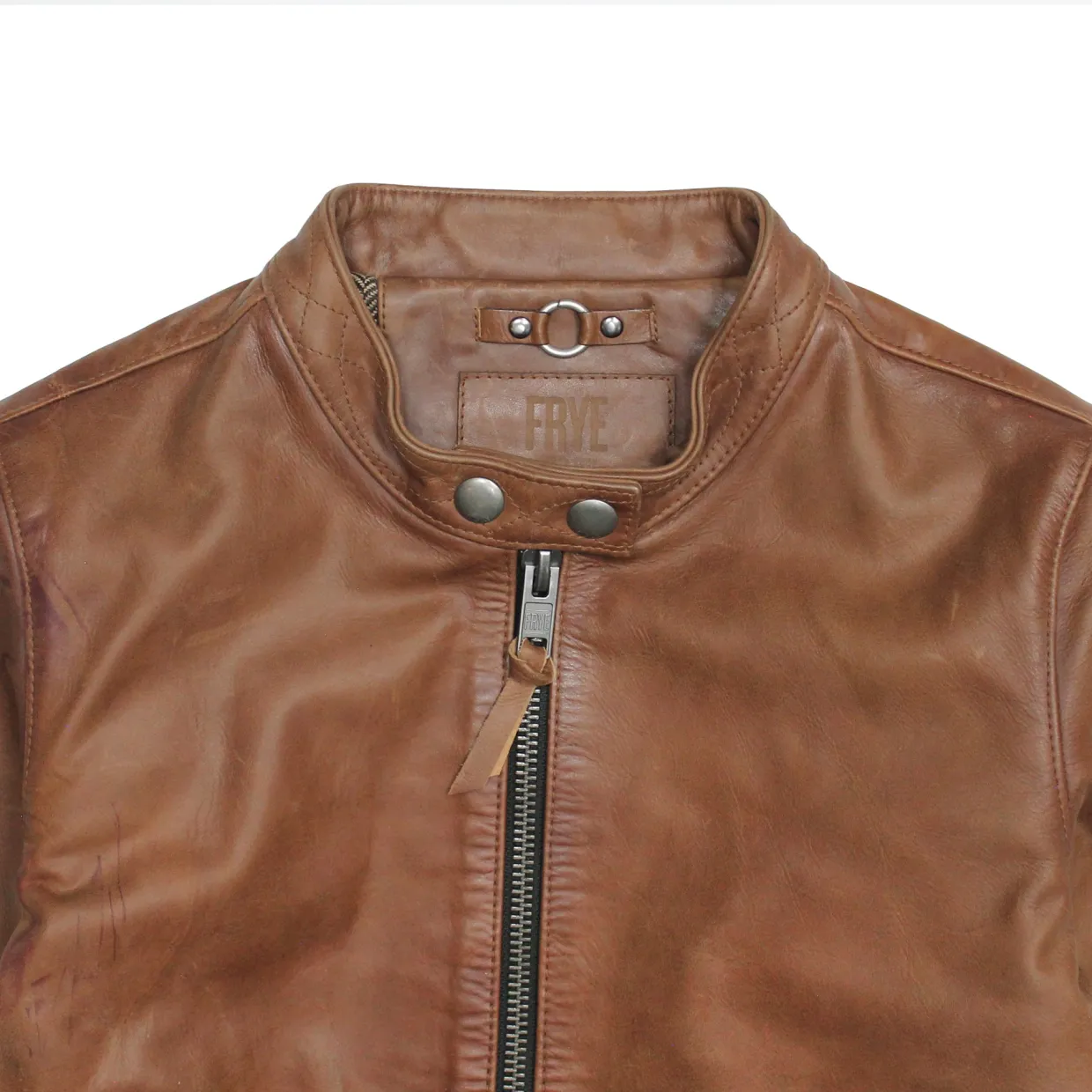 Leather Jackets^Frye Tobacco Cafe Racer Jacket