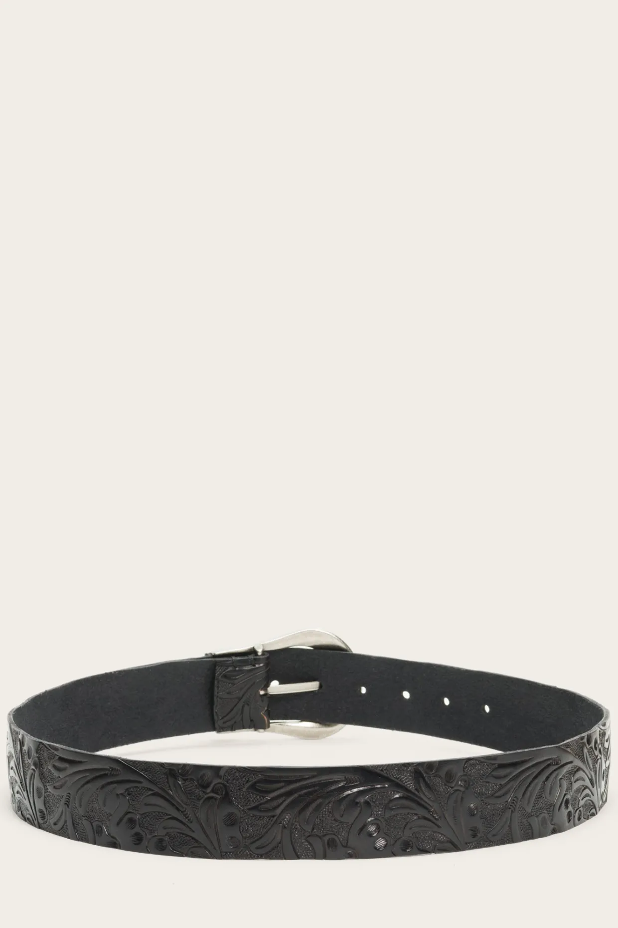 Belts^Frye Tooling Belt With Wrapped Keeper Black