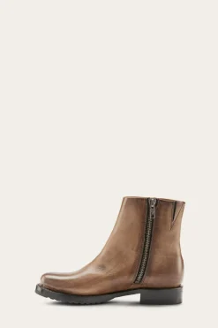 Booties^Frye Veronica Inside Zip