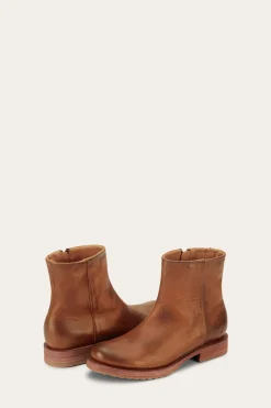 Booties^Frye Veronica Inside Zip