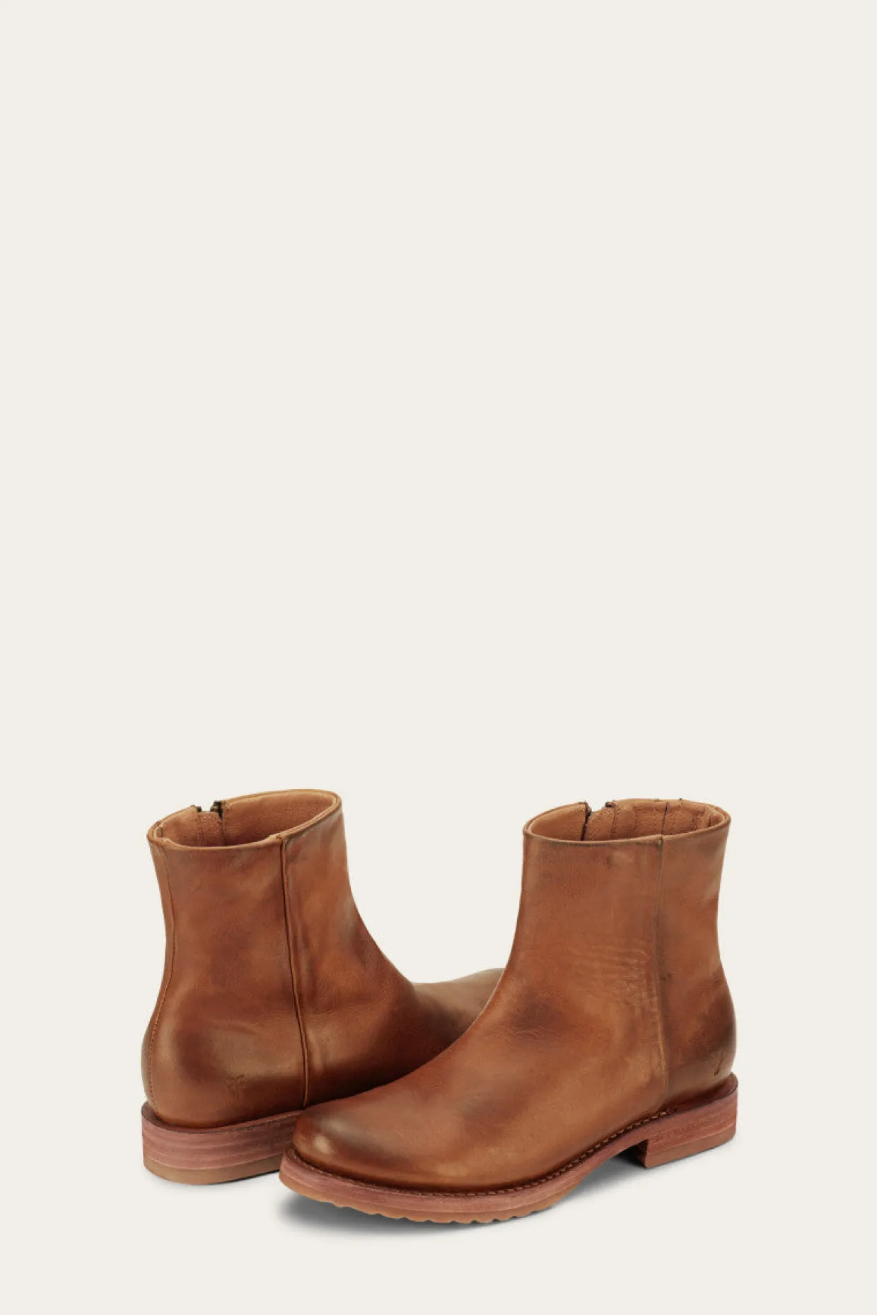Booties^Frye Veronica Inside Zip