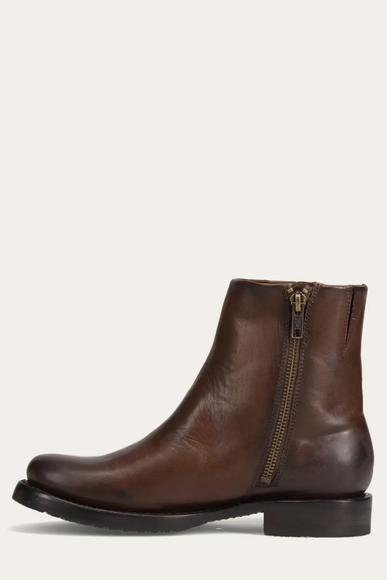 Booties^Frye Veronica Inside Zip
