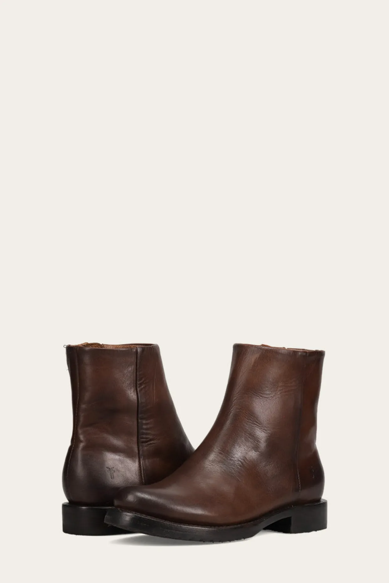 Booties^Frye Veronica Inside Zip