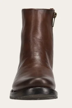 Booties^Frye Veronica Inside Zip