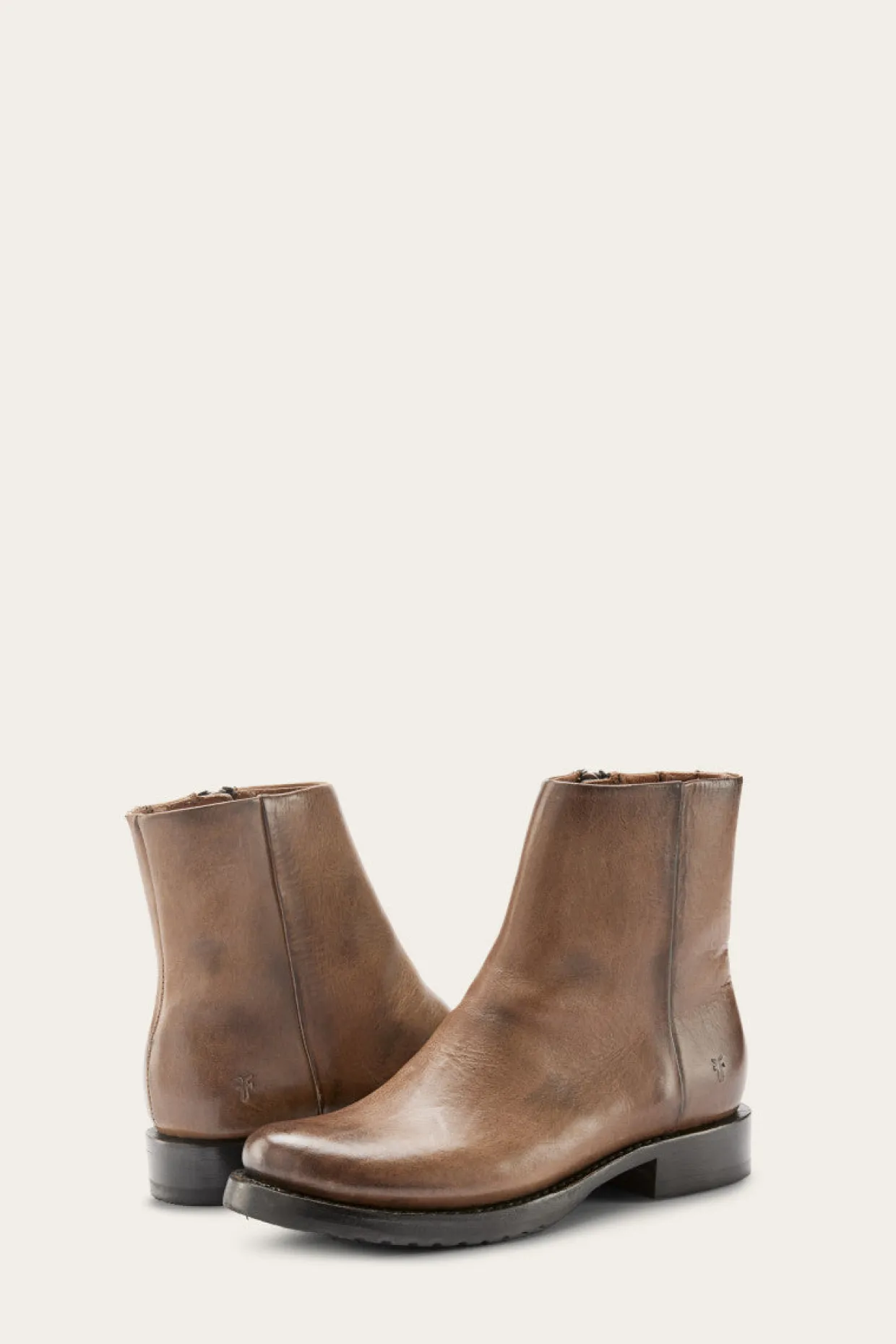 Booties^Frye Veronica Inside Zip