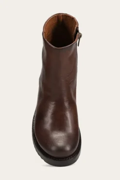 Booties^Frye Veronica Inside Zip