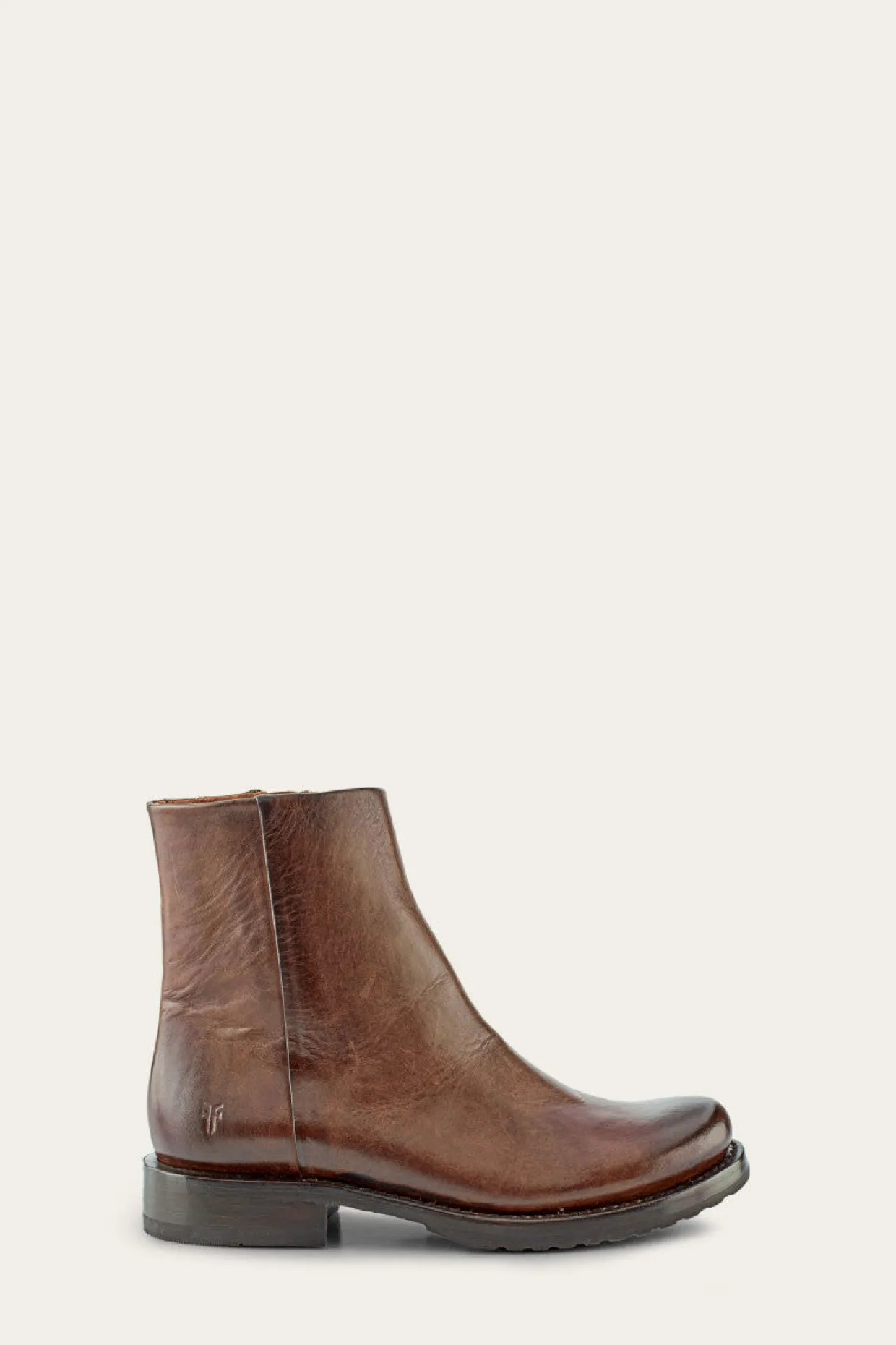 Booties^Frye Veronica Inside Zip