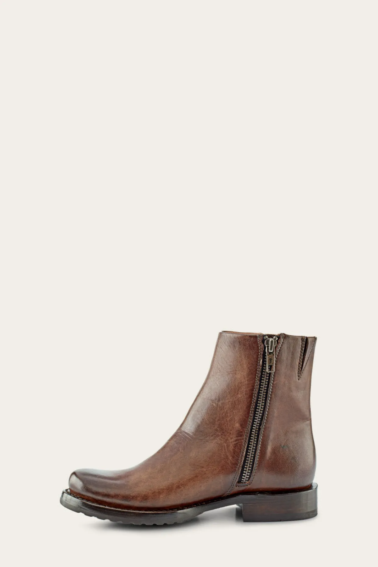 Booties^Frye Veronica Inside Zip