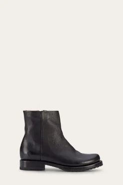 Booties^Frye Veronica Inside Zip