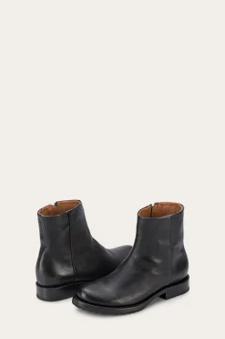 Booties^Frye Veronica Inside Zip