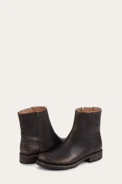 Booties^Frye Veronica Inside Zip