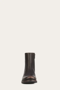 Booties^Frye Veronica Inside Zip