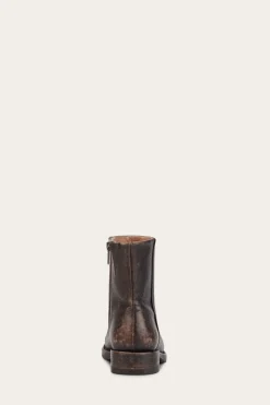 Booties^Frye Veronica Inside Zip