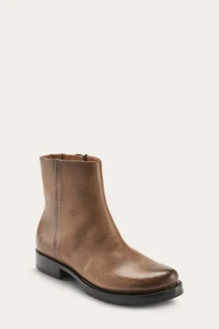 Booties^Frye Veronica Inside Zip