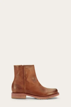 Booties^Frye Veronica Inside Zip