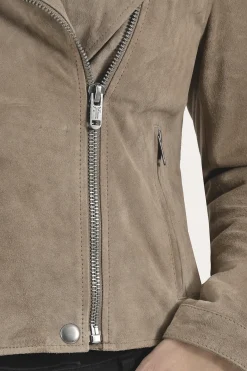 Leather Jackets^Frye Versatile Biker-racer Leather Jacket Taupe